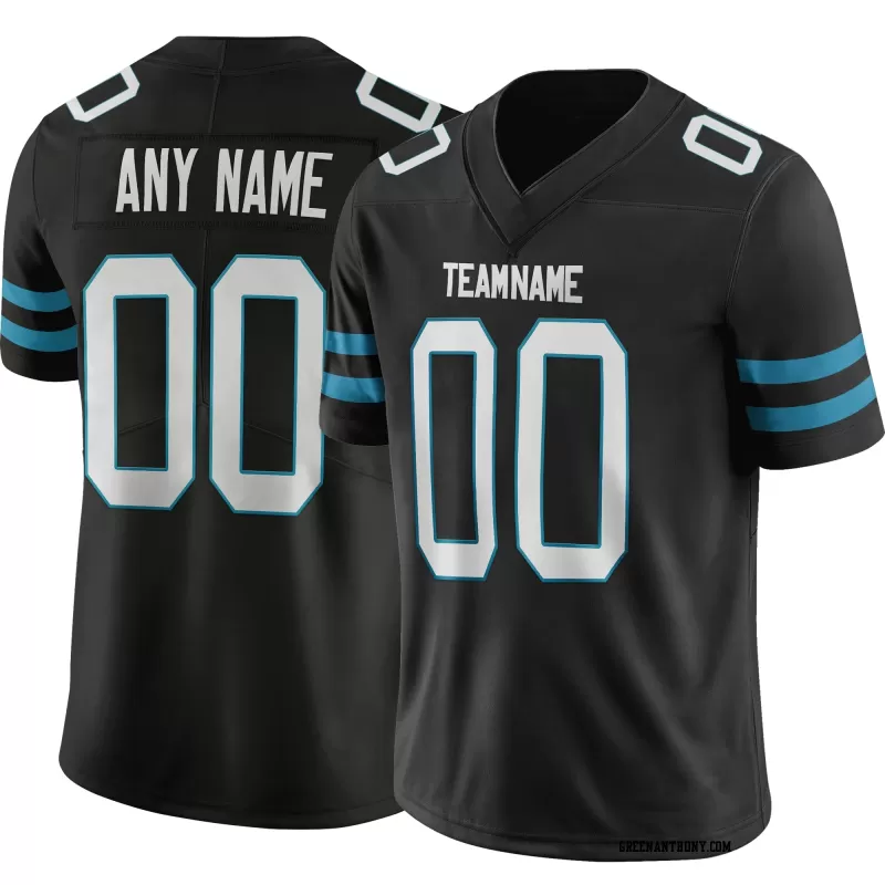 Stitched Customized Black White White Football Jersey