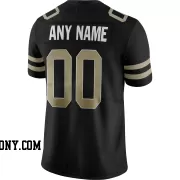 Stitched Customized Black Yellow Yellow Football Jersey