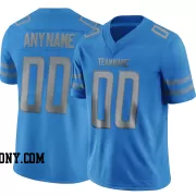 Stitched Customized Blue Gray Gray Football Jersey