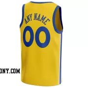 Stitched Customized Classic Yellow Blue Blue Basketball Jersey