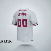 Stitched Customized Gray Red Red Baseball Jersey