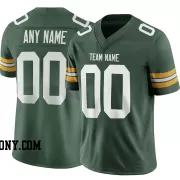 Stitched Customized Green White White Football Jersey