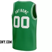 Stitched Customized Icon Green White White Basketball Jersey