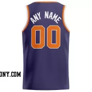 Stitched Customized Icon Purple Orange White Basketball Jersey