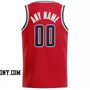 Stitched Customized Icon Red Navy White Basketball Jersey