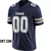 Stitched Customized Navy White Navy Football Jersey