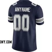 Stitched Customized Navy White Navy Football Jersey