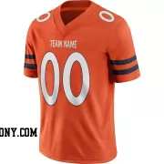 Stitched Customized Orange White White Football Jersey