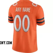 Stitched Customized Orange White White Football Jersey