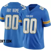 Stitched Customized Power Blue White White Football Jersey