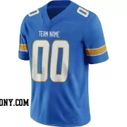 Stitched Customized Power Blue White White Football Jersey