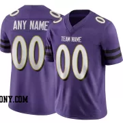 Stitched Customized Purple White White Football Jersey