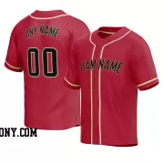 Stitched Customized Red Black Yellow Baseball Jersey