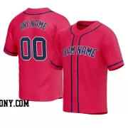 Stitched Customized Red Navy Navy Baseball Jersey