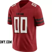 Stitched Customized Red White Black Football Jersey
