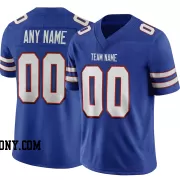 Stitched Customized Royal White White Football Jersey
