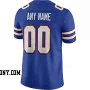 Stitched Customized Royal White White Football Jersey