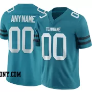 Stitched Customized Teal White White Football Jersey