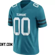 Stitched Customized Teal White White Football Jersey