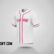 Stitched Customized White Red Red Baseball Jersey
