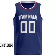 Stitched LA Clippers Customized Icon Blue White White Basketball Jersey